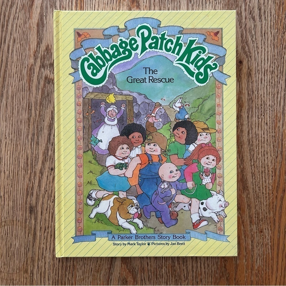 Cabbage Patch Kids The Great Rescue hardcover book 1984